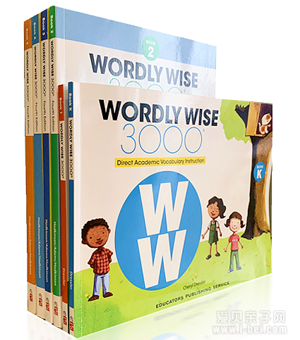 火爆全网的北美词汇原版教材Wordly Wise 3000 GK-G12全套