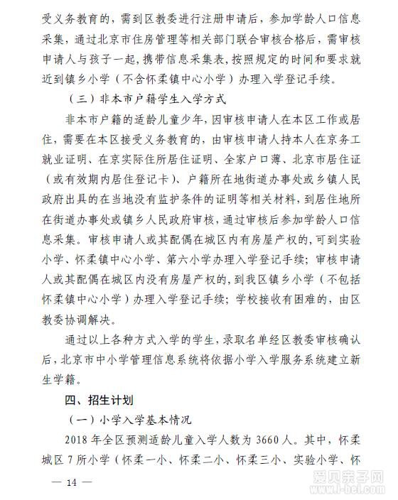 根据《中华人民共和国义务教育法》《北京市实施〈中华人民共和国义务教育法〉办法》等法律法规,按照《北京市教育委员会关于2018年义务教育阶段入学工作的意见》(京教基二〔2018〕8号)要求,为依法保障本区适龄儿童少年接受义务教育权益,现就2018年我区义务教育阶段入学工作提出如下意见。